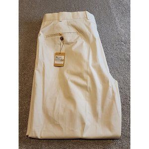 NWT JB Britches, Men's Torino Dress Pants Oyster  Sz 40 Flat Front JB502TO